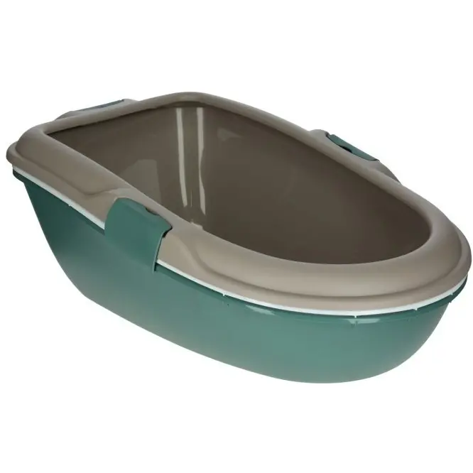 Katzentoilette FURBA mit Reinigungssieb english green/taupe
