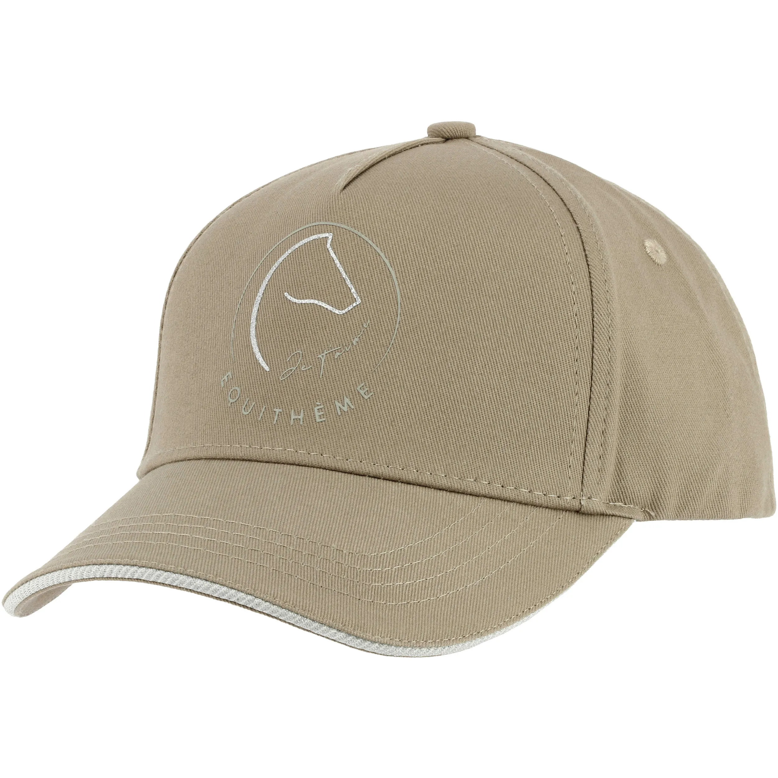 Basecap Je t'aime EK-PONYTAIL taupe