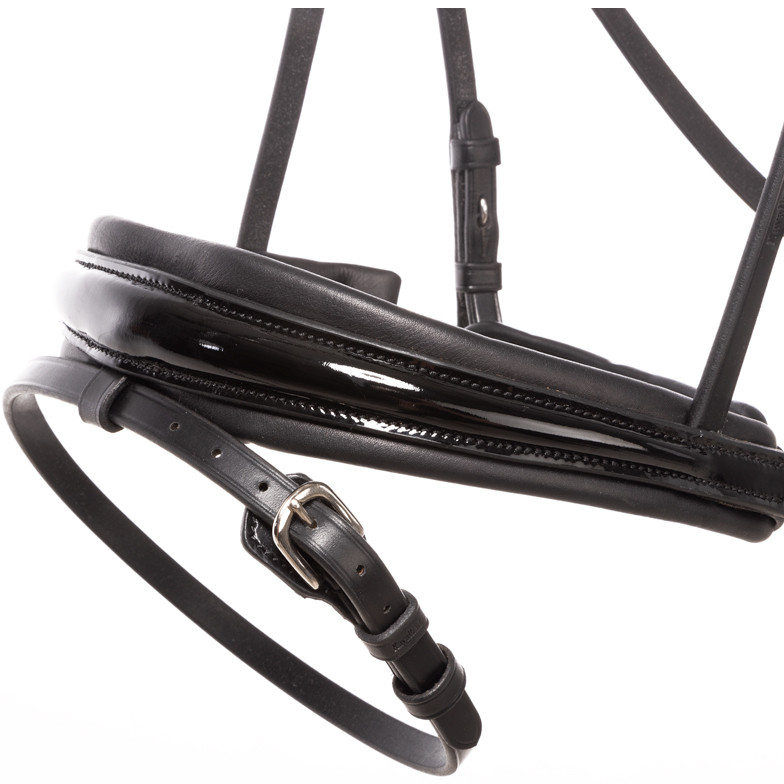 Trensenzaum schwedisch kombiniert ZORA schwarz lack/schwarz Trensenzaum schwedisch kombiniert ZORA schwarz lack/schwarz