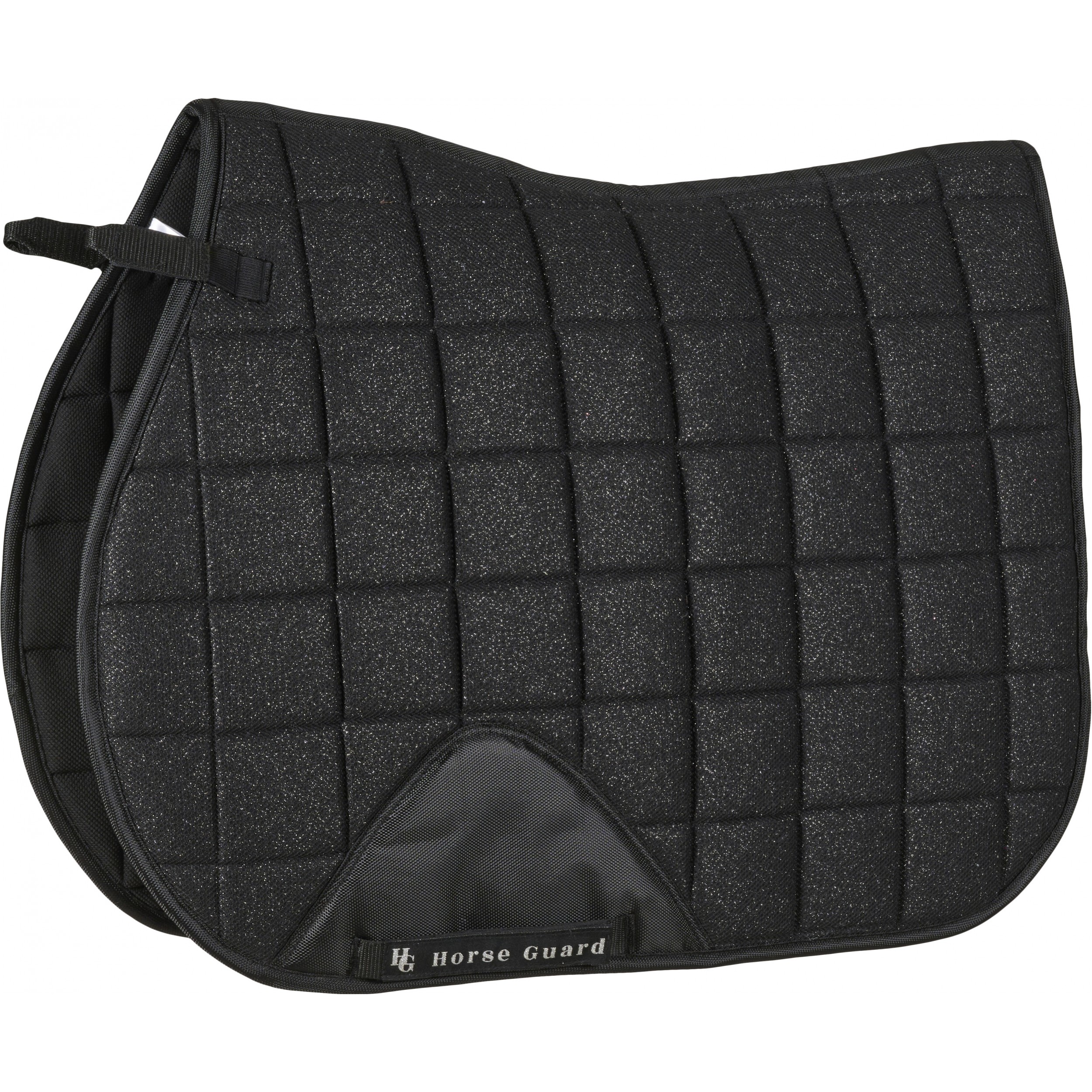 Schabracke Mesh Glitzer schwarz