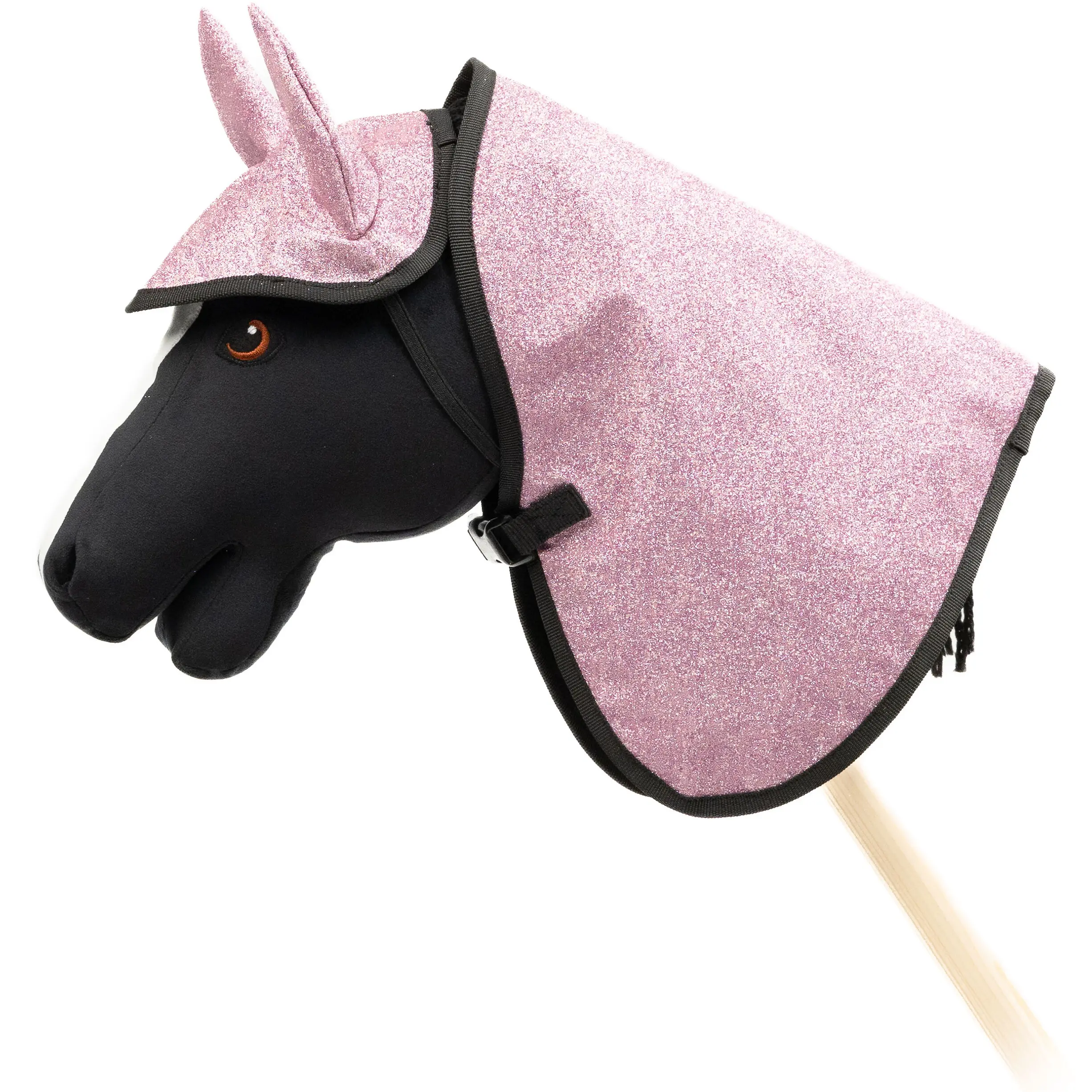 Spielzeugset Decke mit Fliegenhaube pink glitter