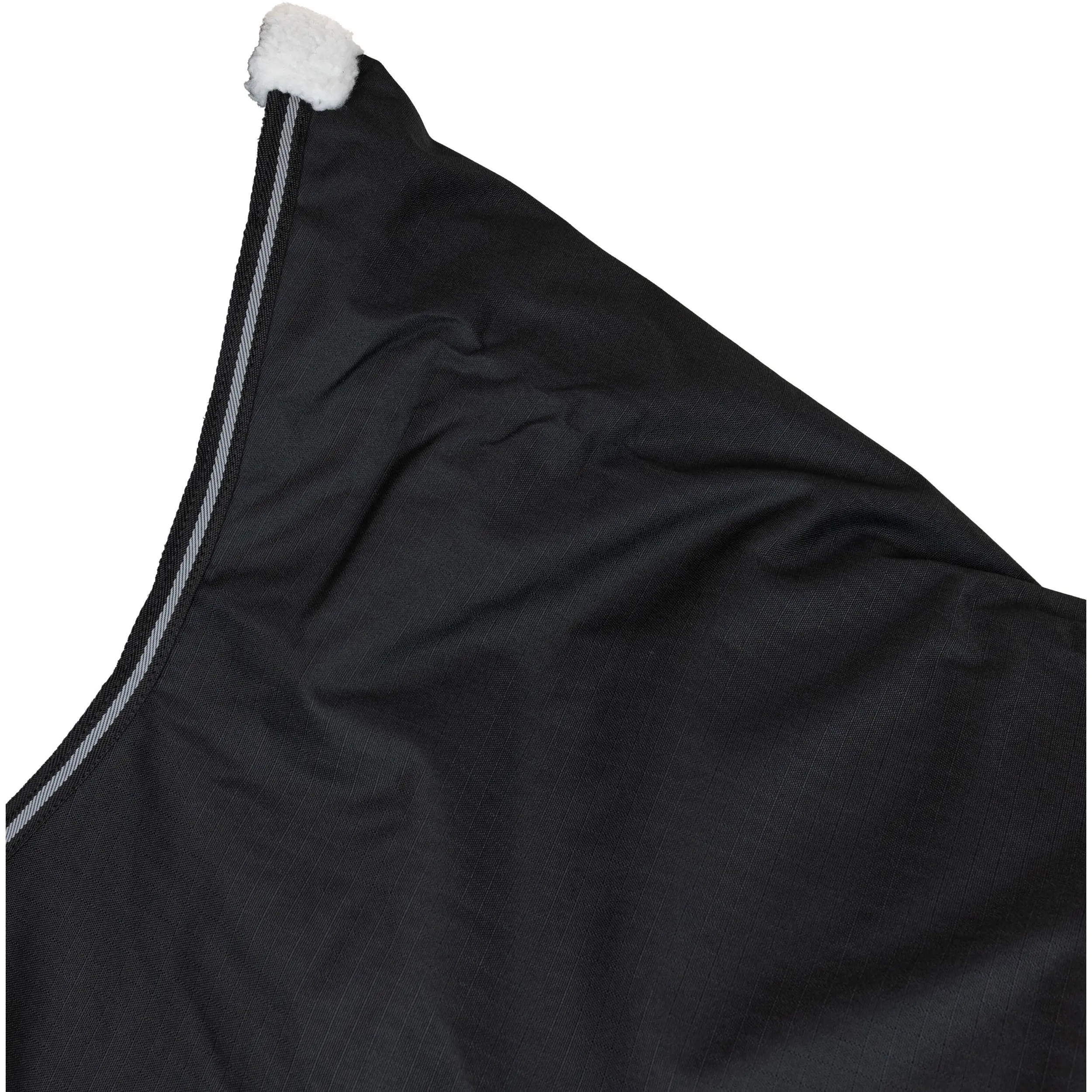 Weidedecke High Neck Polarfleece 600D BASICLINE schwarz/grau