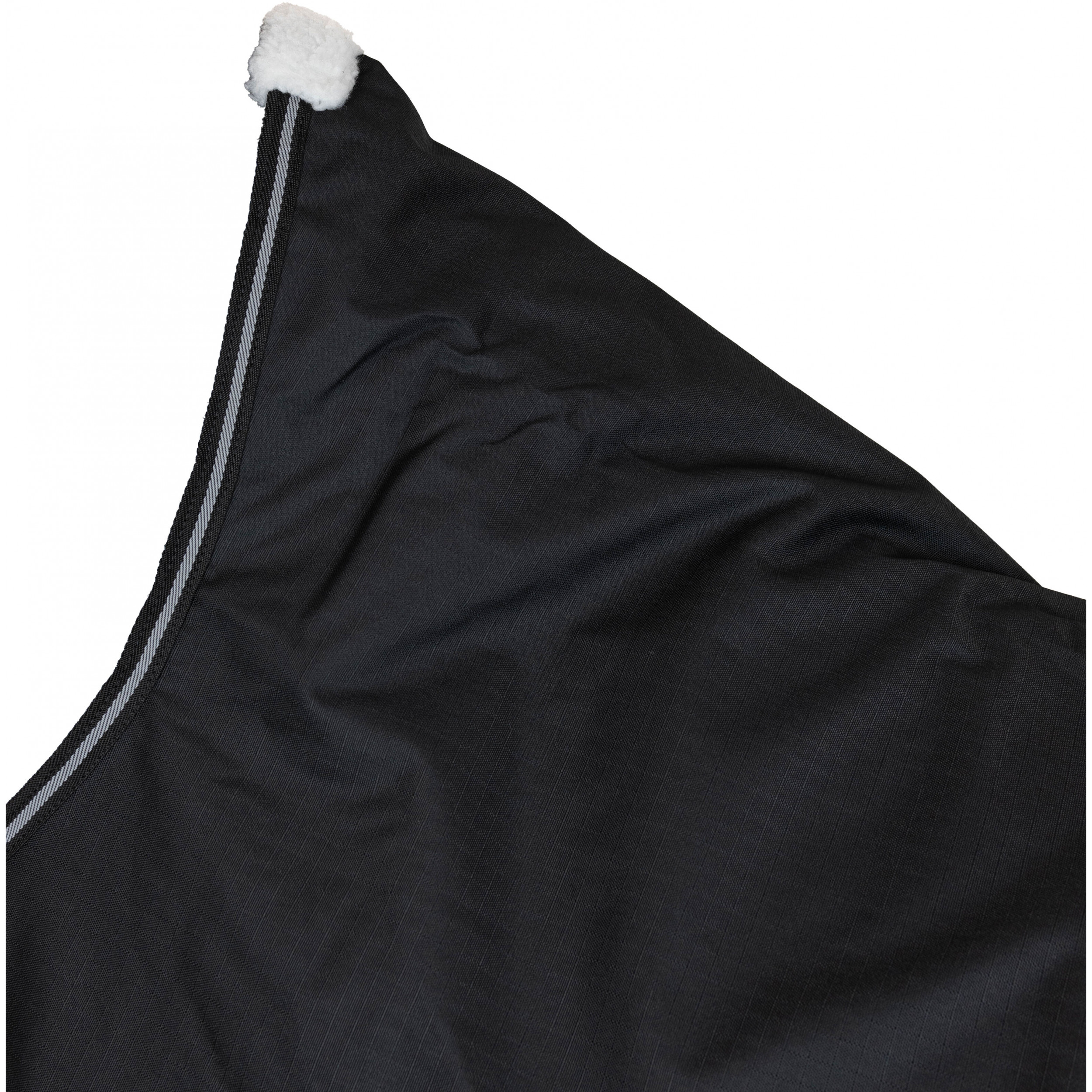 Weidedecke High Neck Polarfleece 600D BASICLINE schwarz/grau