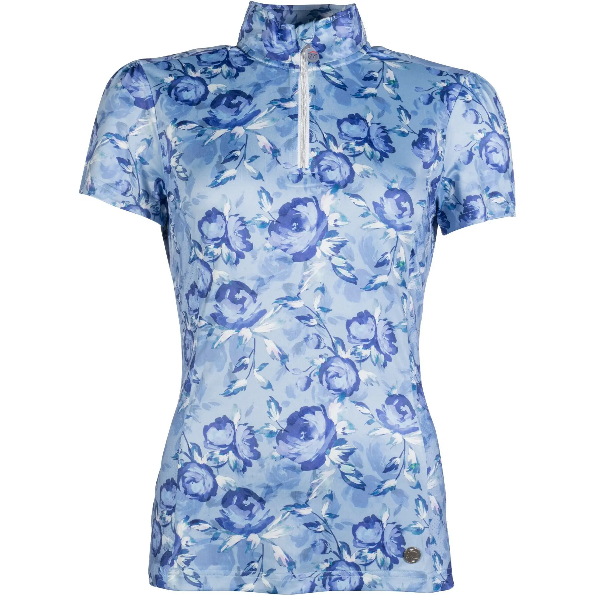 Damen Funktionsshirt CHARLOTTE dunkelblau/hellblau