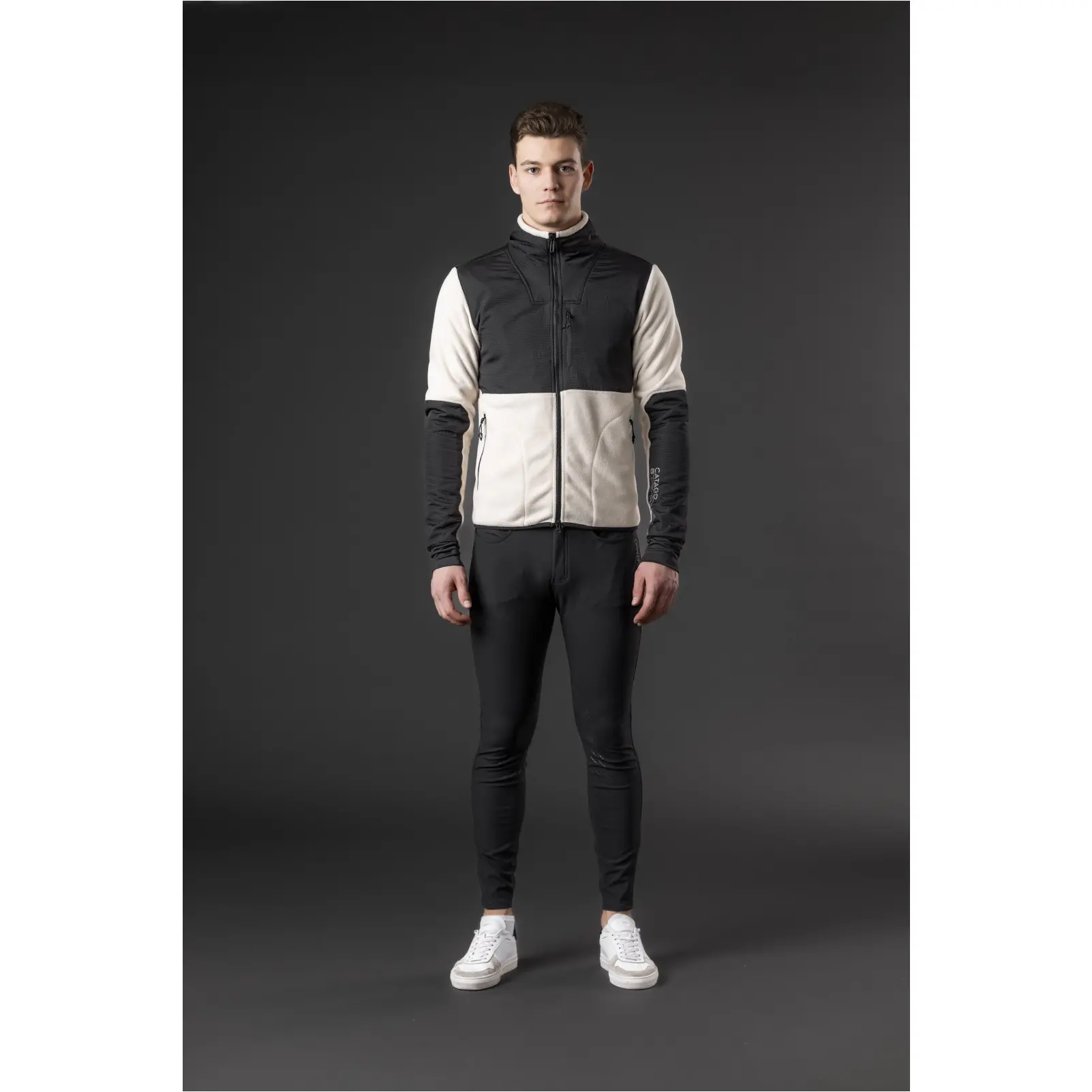 Herren Fleecereitjacke NEIL sandshell Herren Fleecereitjacke NEIL sandshell