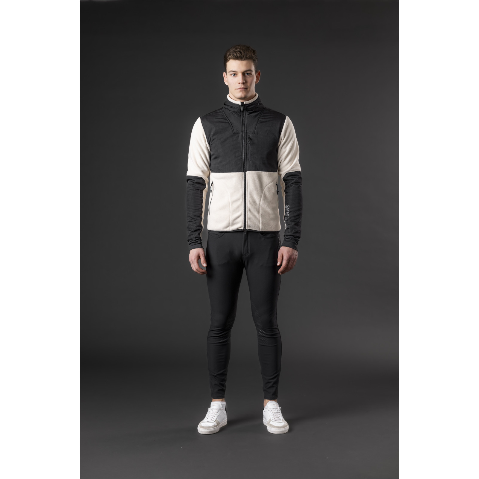 Herren Fleecereitjacke NEIL sandshell