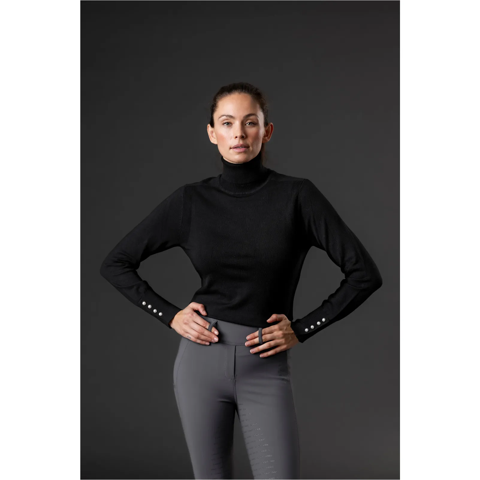 Damen Reitleggings Silikon Vollbesatz RIVER F/G mit Gürtelschlaufen periscope