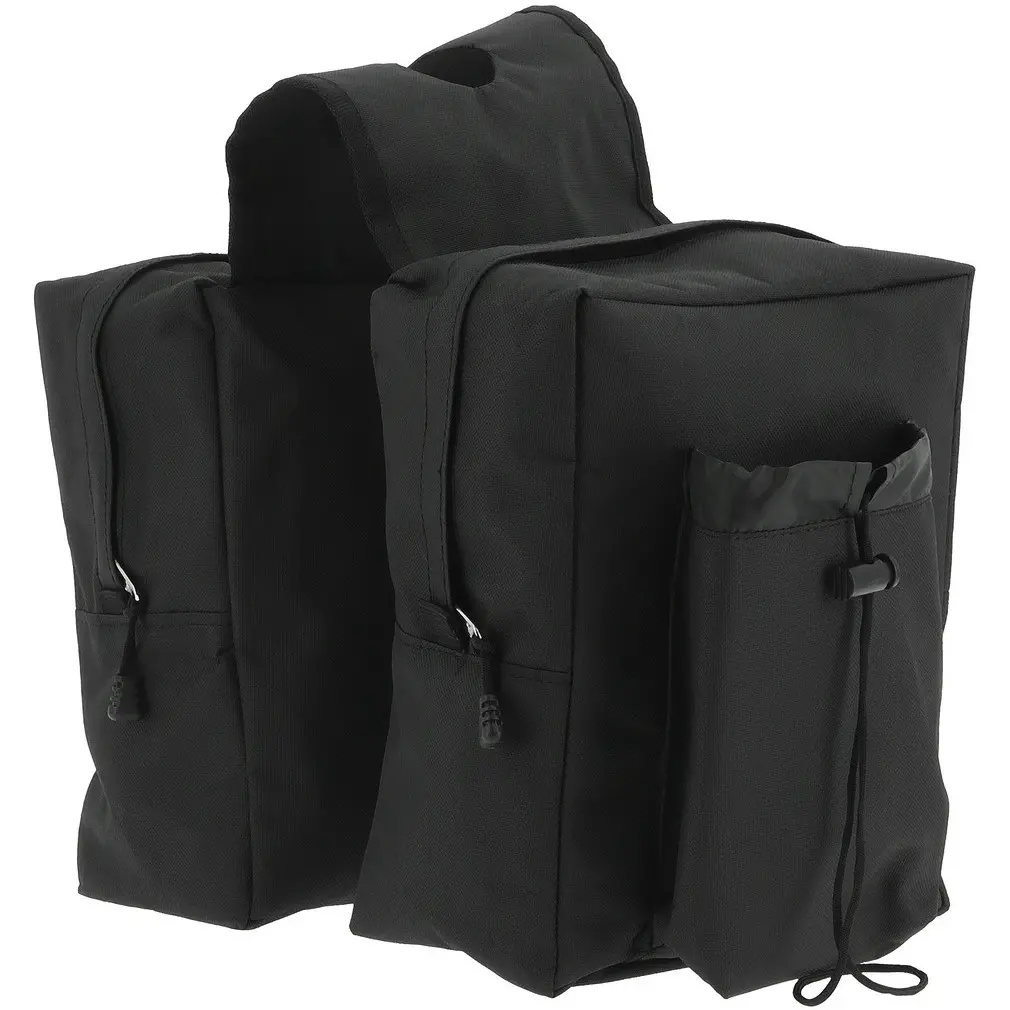 Satteltaschen WESTERN DOUBLE 600D schwarz