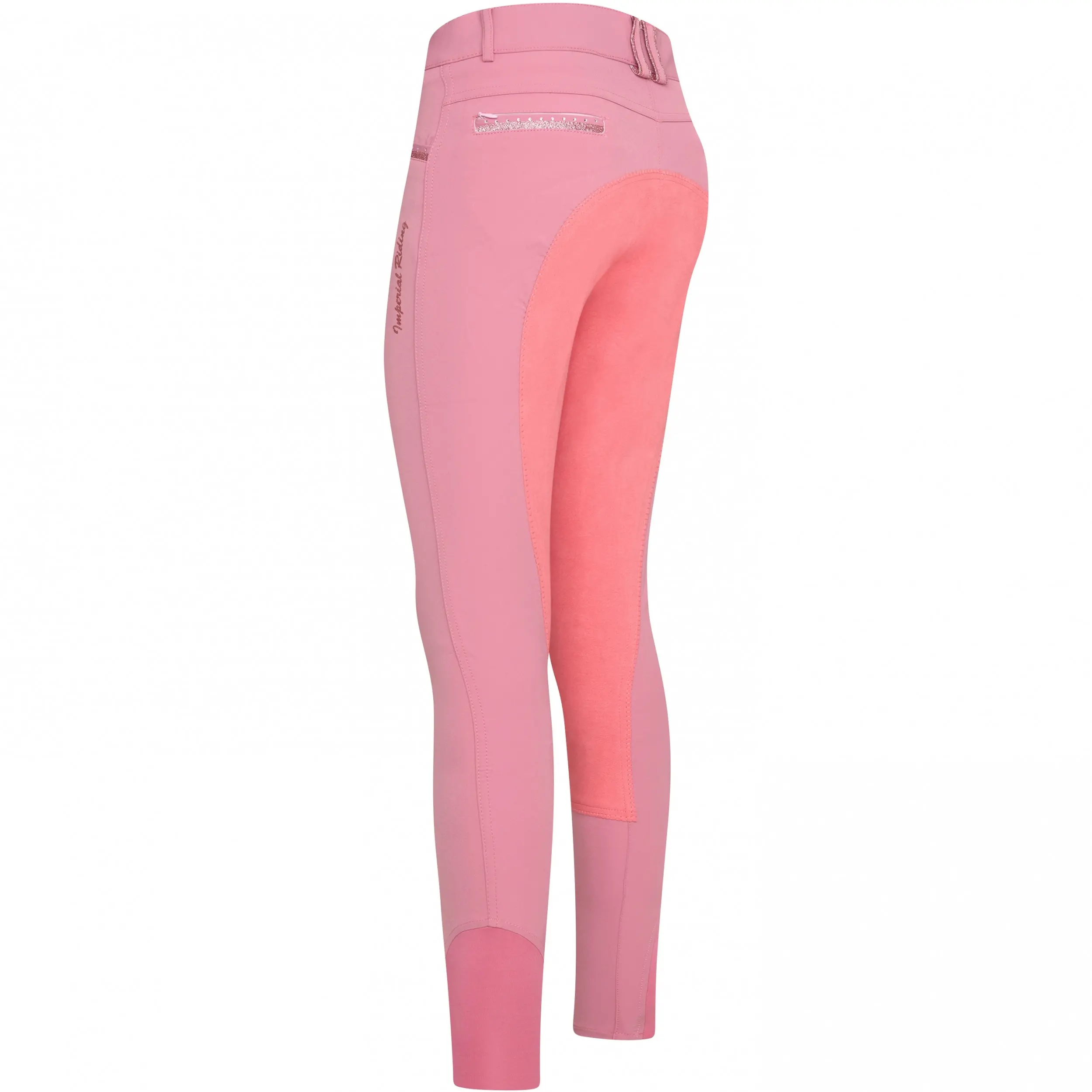 Damen Reithose Vollbesatz IRHEl Capone powder pink