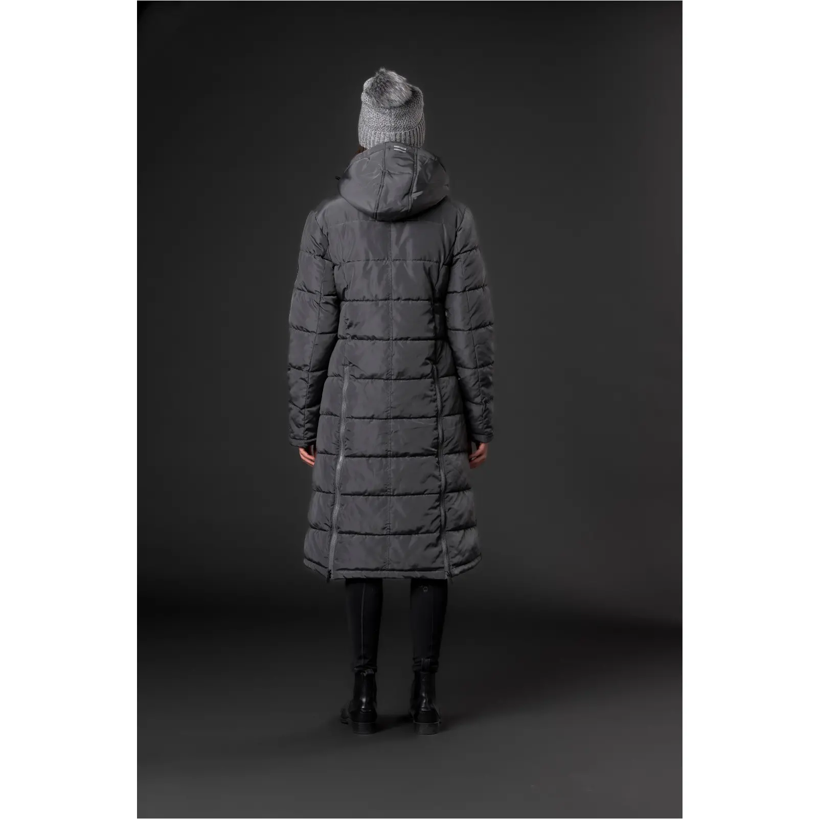 Winter Damen Reitmantel CANDICE asphalt Winter Damen Reitmantel CANDICE asphalt