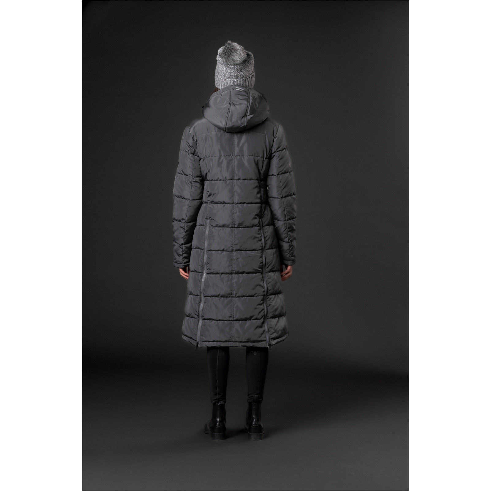 Winter Damen Reitmantel CANDICE asphalt Winter Damen Reitmantel CANDICE asphalt