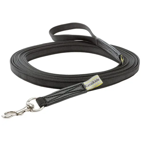 Longe gummiert GRIP schwarz
