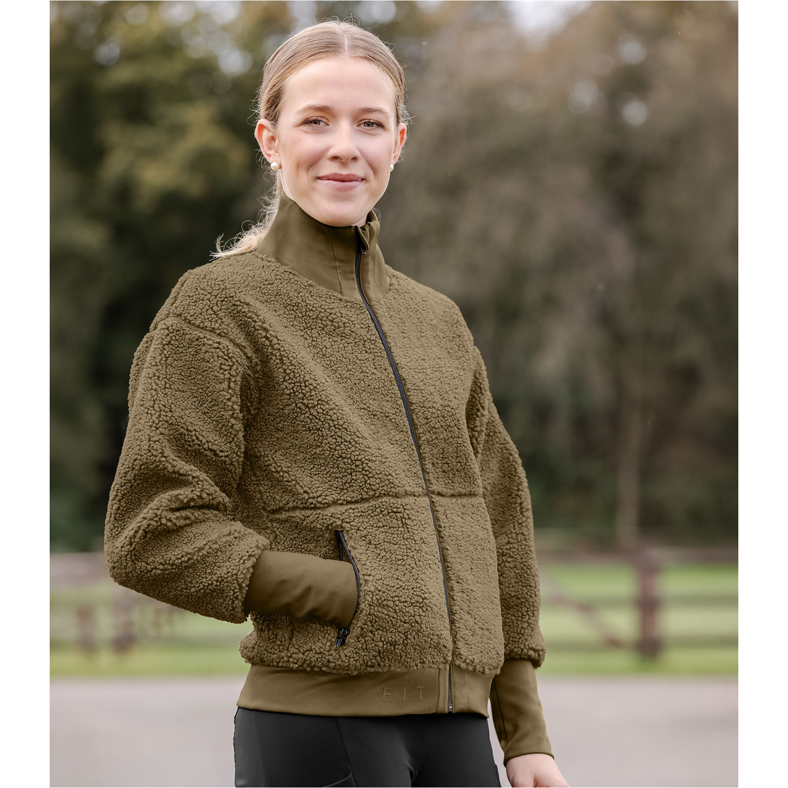 Damen Fleecejacke RIVERSIDE khakigrün Damen Fleecejacke RIVERSIDE khakigrün