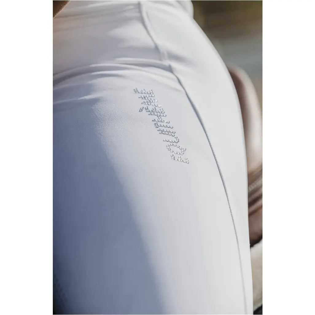 Damen Reithose Silikon Vollbesatz ORIGINALS BEVERLY weiß