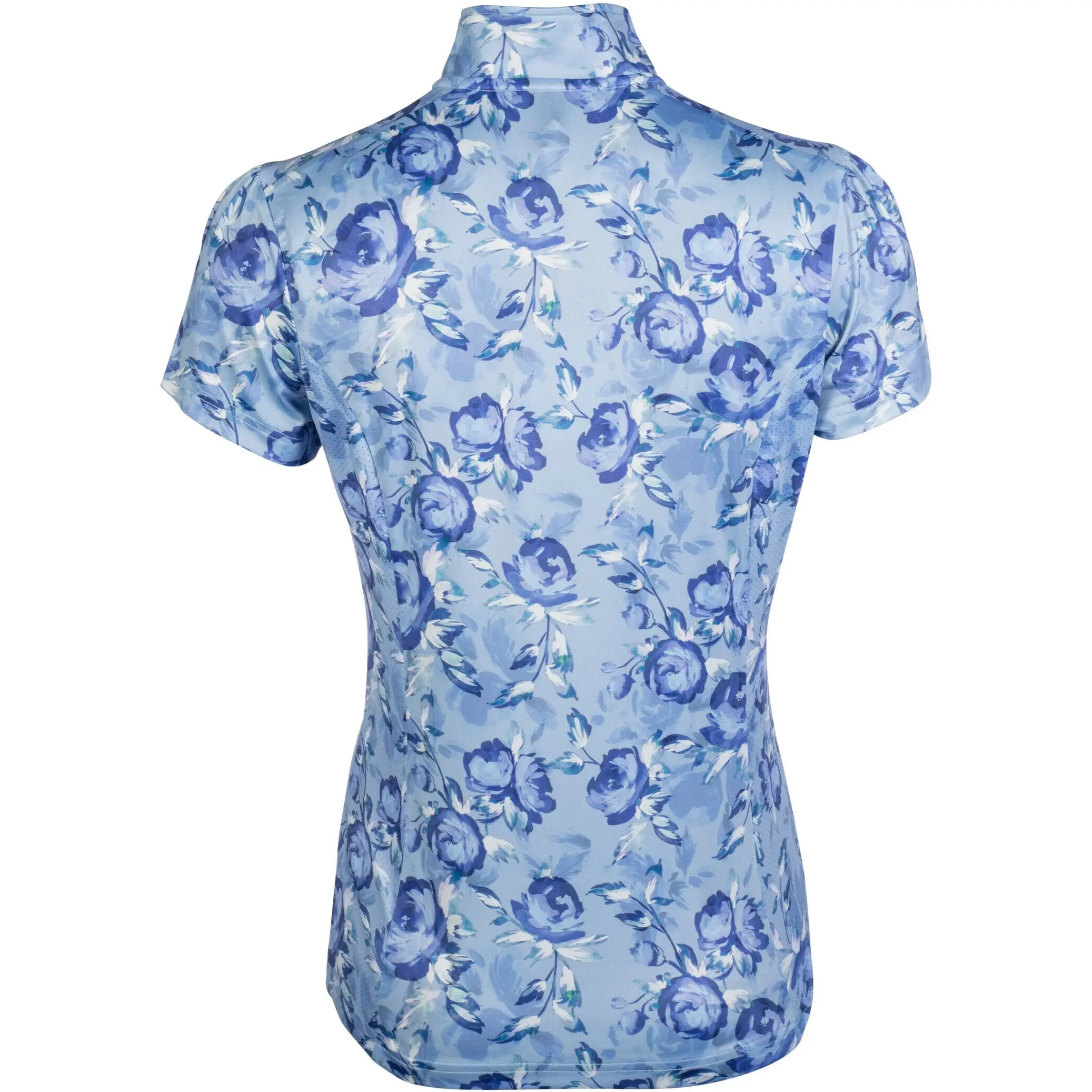 Damen Funktionsshirt CHARLOTTE dunkelblau/hellblau