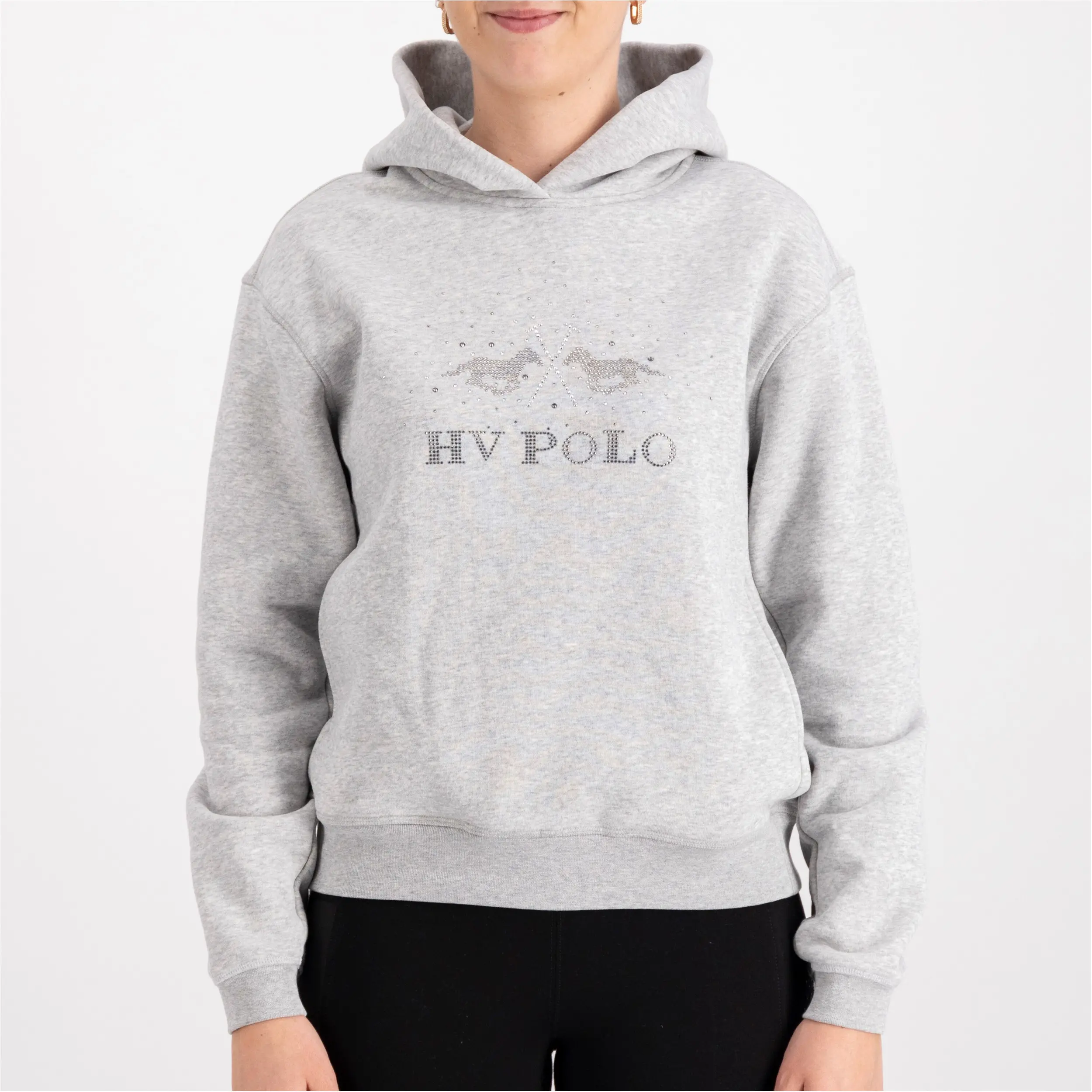 Damen Hoodie HVPDaisy grau heather