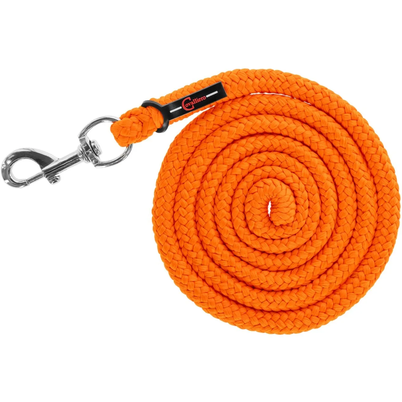 Führstrick mit Karabinerhaken HIPPO orange 200cm