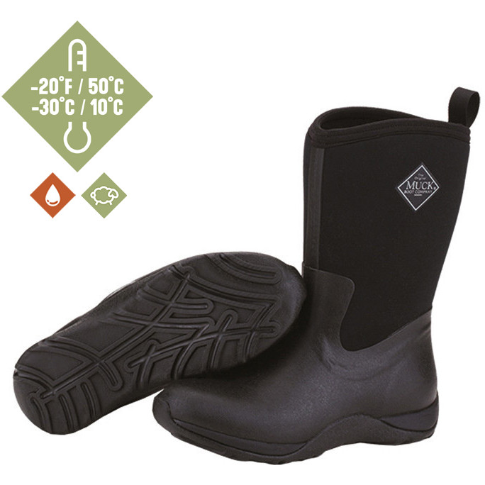 Winter Damen Gummistiefel ARCTIC WEEKEND schwarz