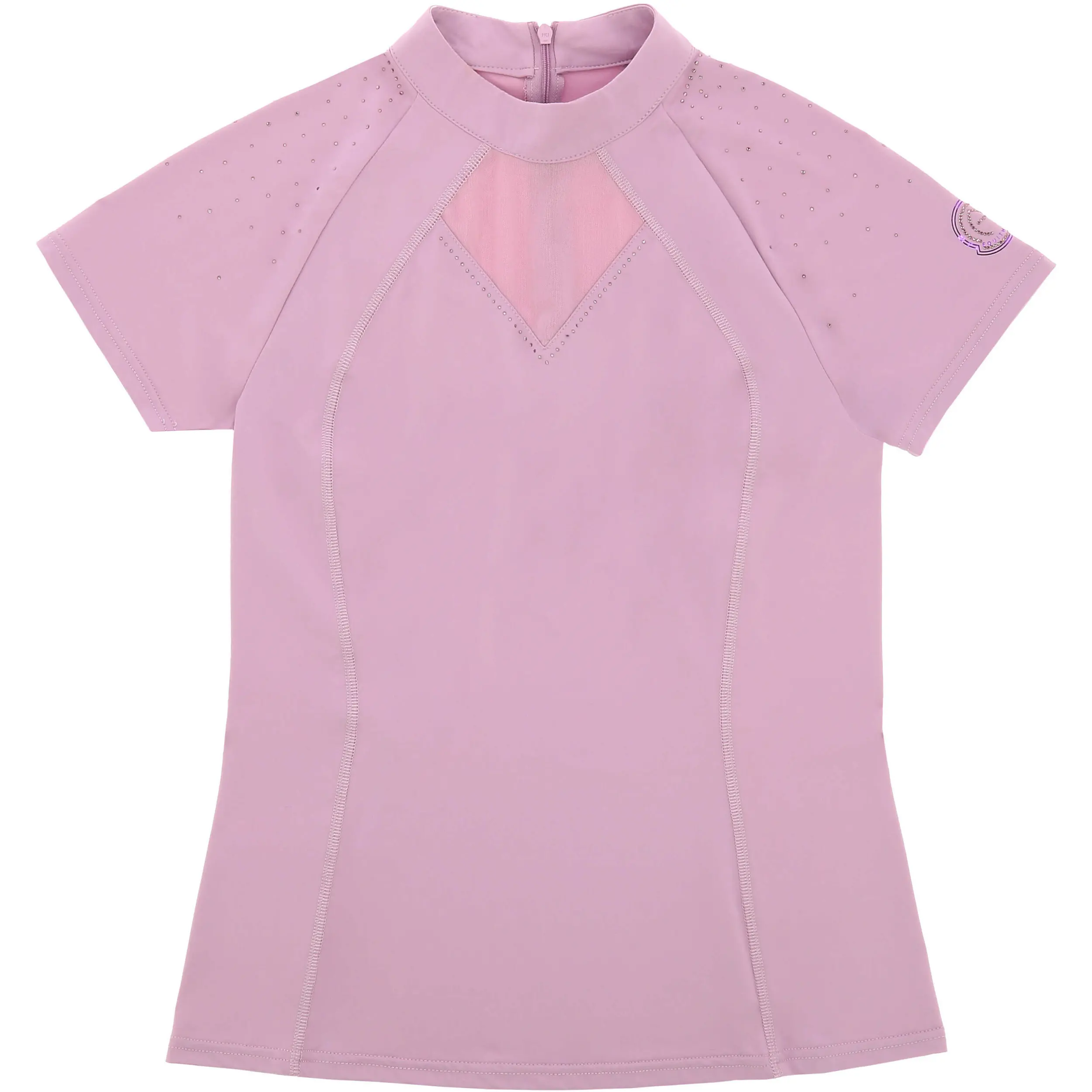 Damen T-Shirt Je t'aime EK-CLAUDIA blasslila 