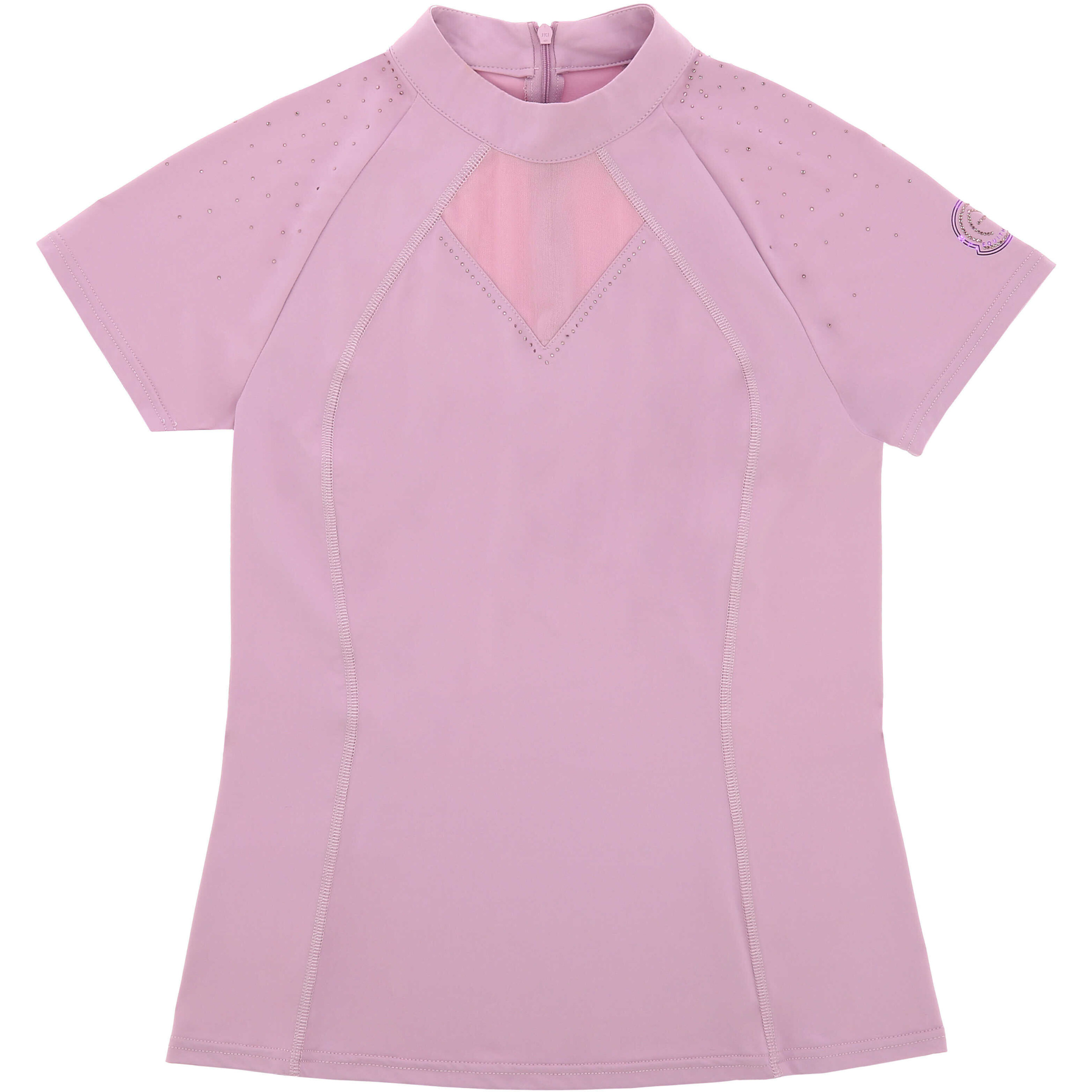 Damen T-Shirt Je t'aime EK-CLAUDIA blasslila 