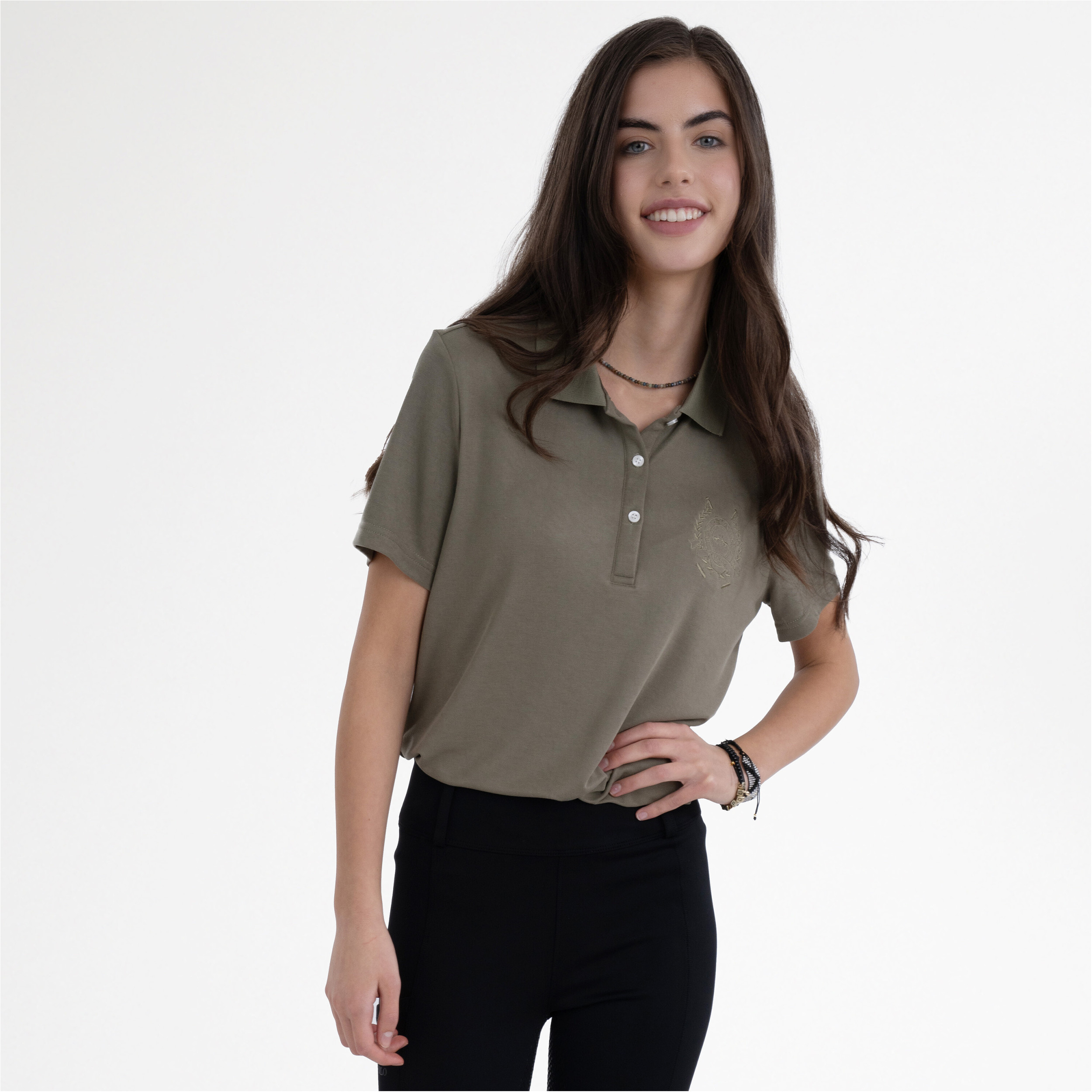 Damen Poloshirt HVPNorma pine