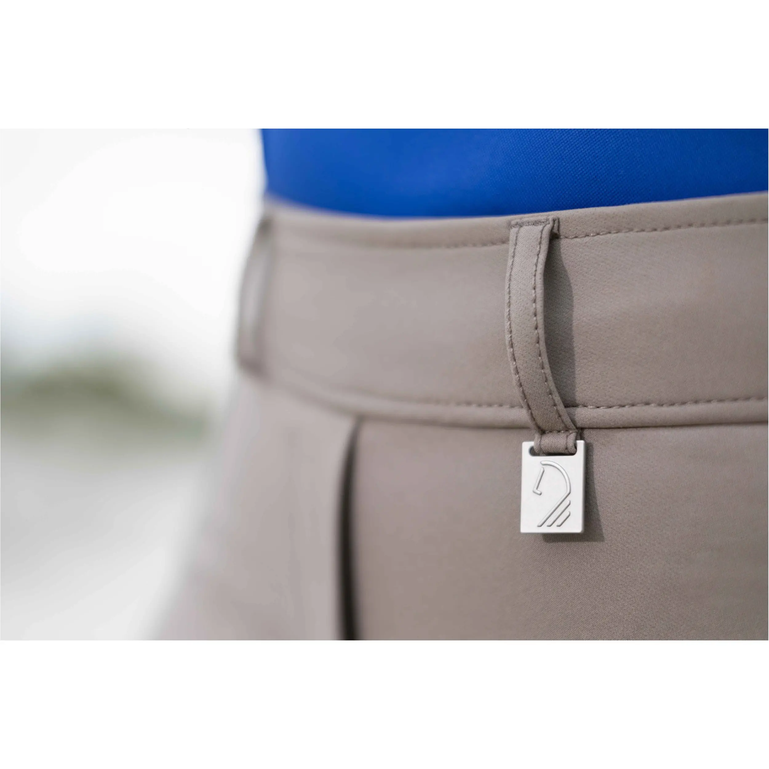 Kinder Reitleggings Silikon Vollbesatz AMALFI taupe
