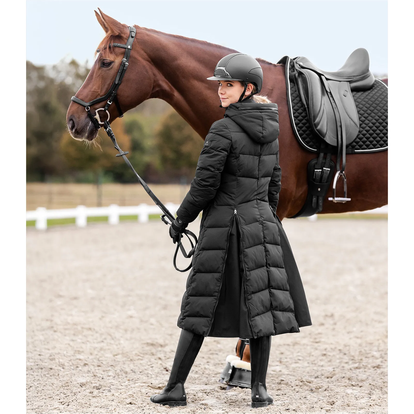Damen Thermomantel SAPHIRA ADVANCED schwarz