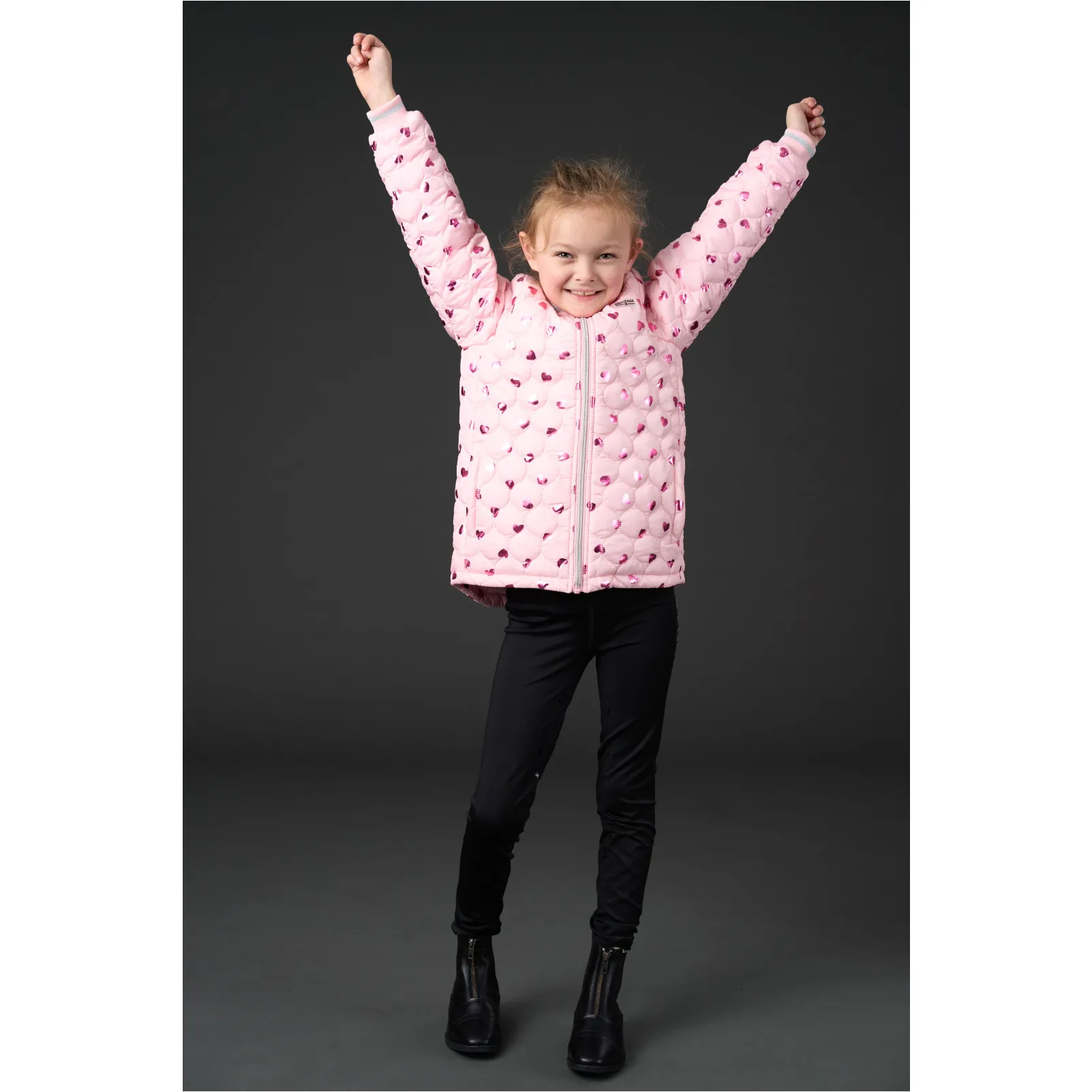 Kinder Reitjacke TRACEY pink mist