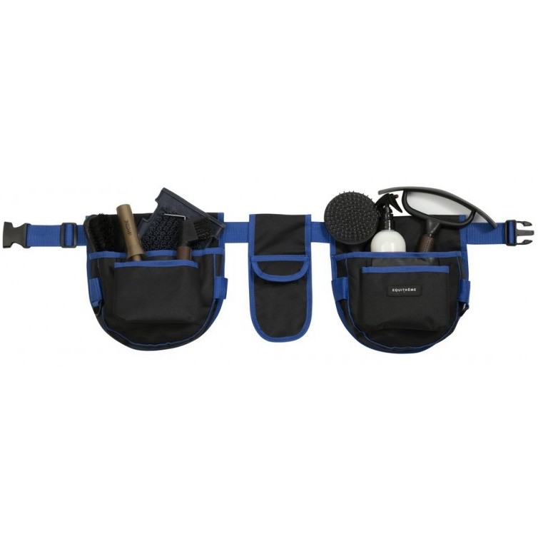 Putzgürtel schwarz/blau