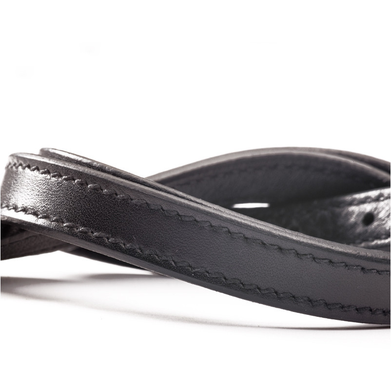 Sporenriemen Leder schwarz
