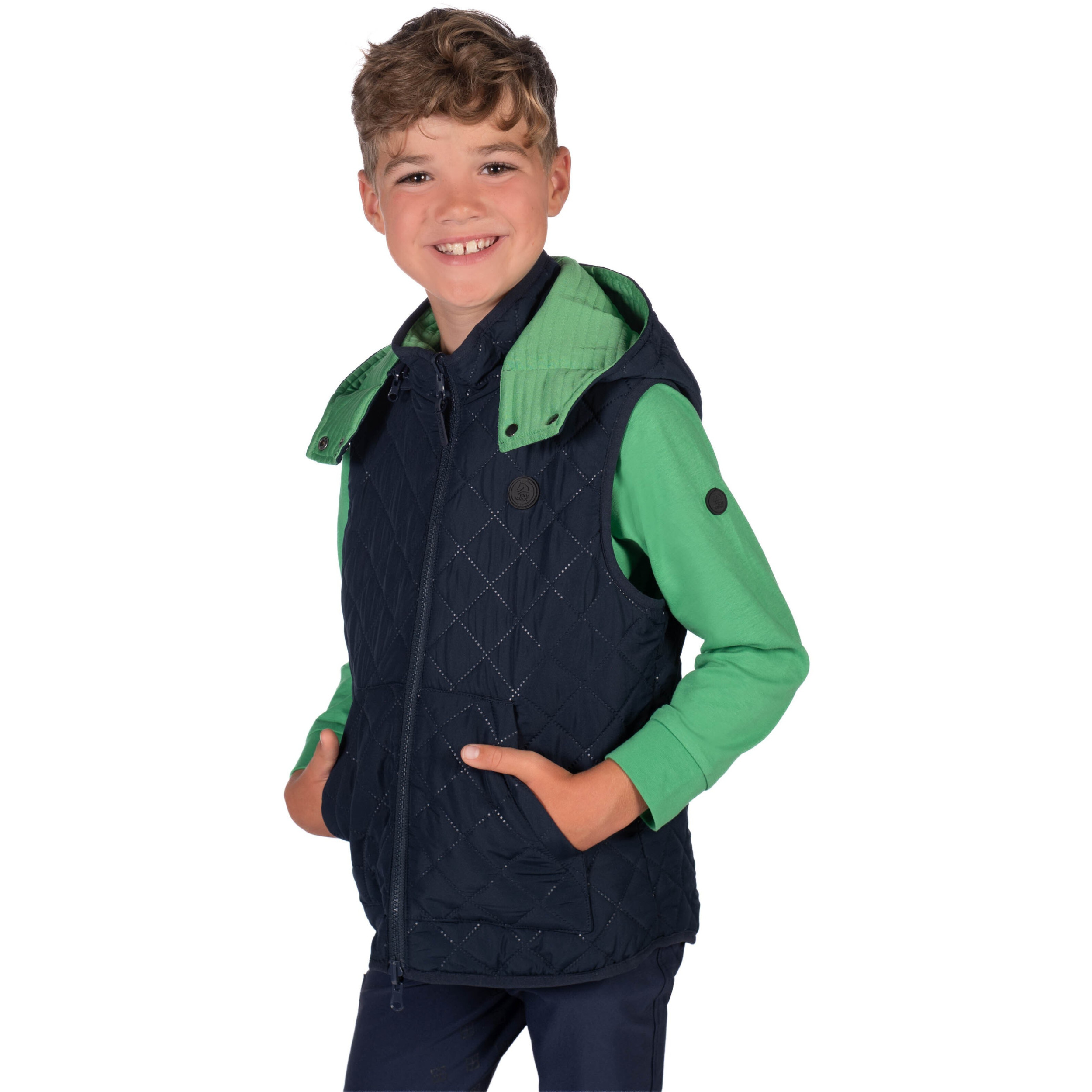 Kinder Wendeweste MAUI dunkelblau/grün Kinder Wendeweste MAUI dunkelblau/grün