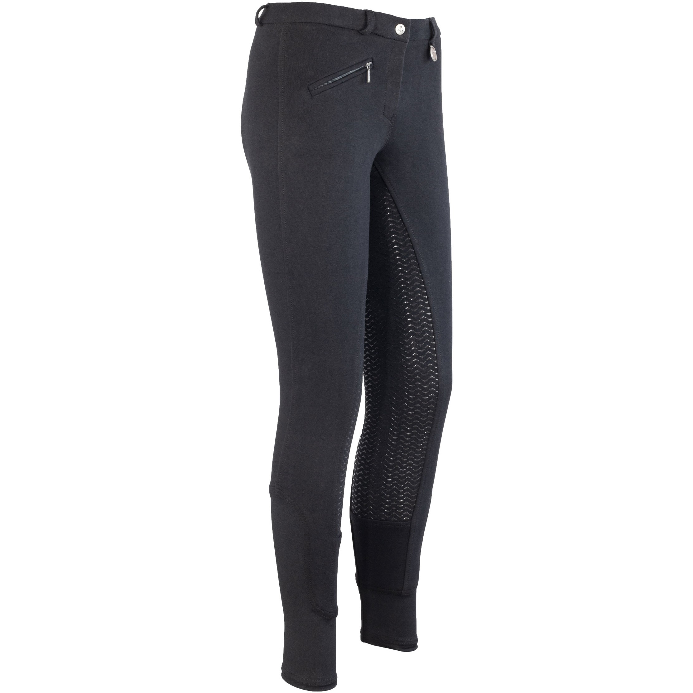 Damen Reithose Silikon Vollbesatz FUN SPORT schwarz