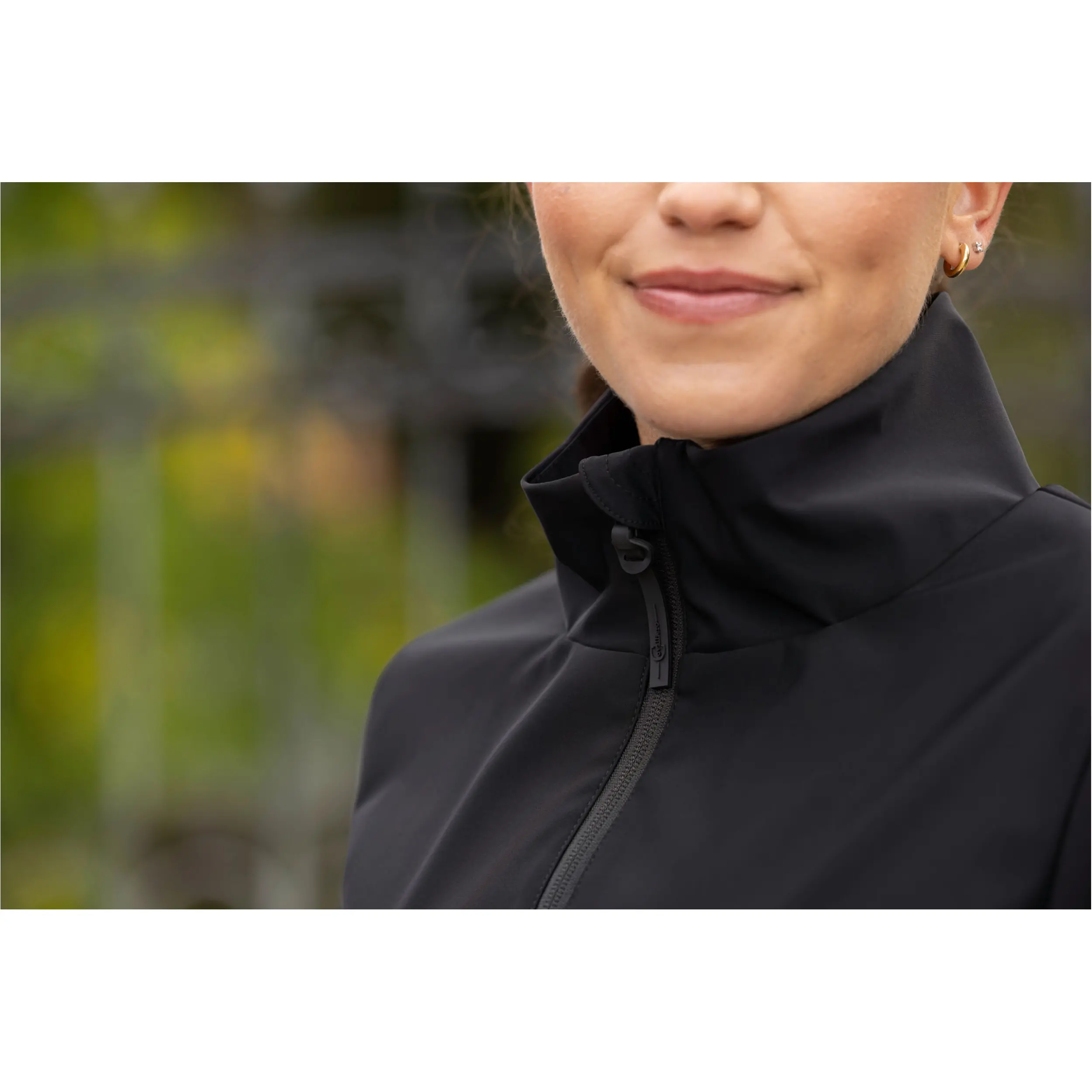 Damen Blousonjacke schwarz