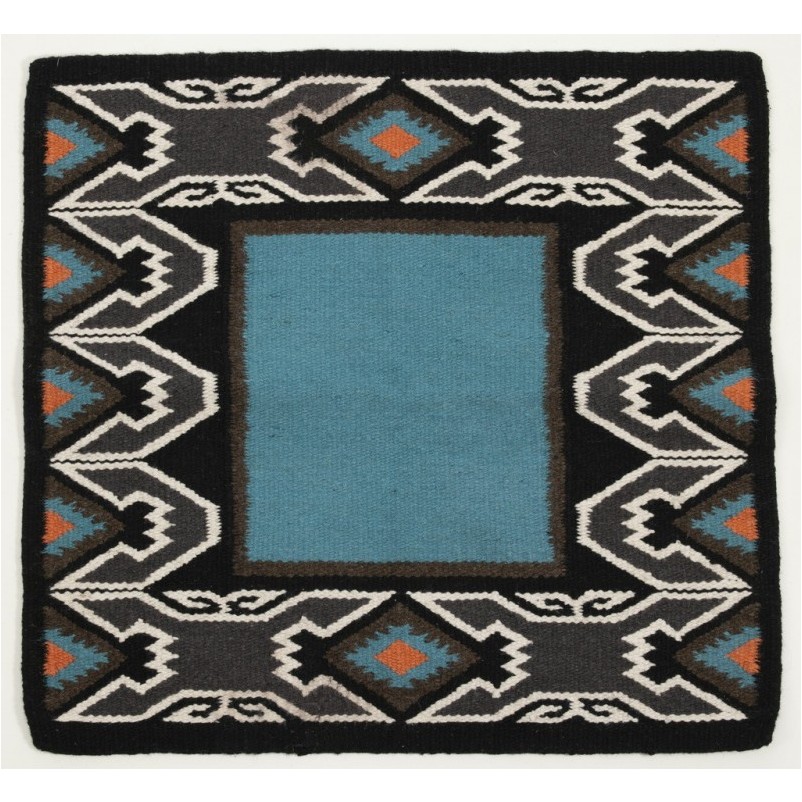 Westernpad by Franck Perret NEBRASKA blau/schwarz 86x91cm