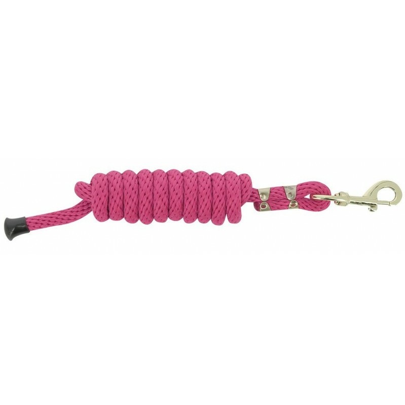 Anbindestrick mit Karabiner himbeere