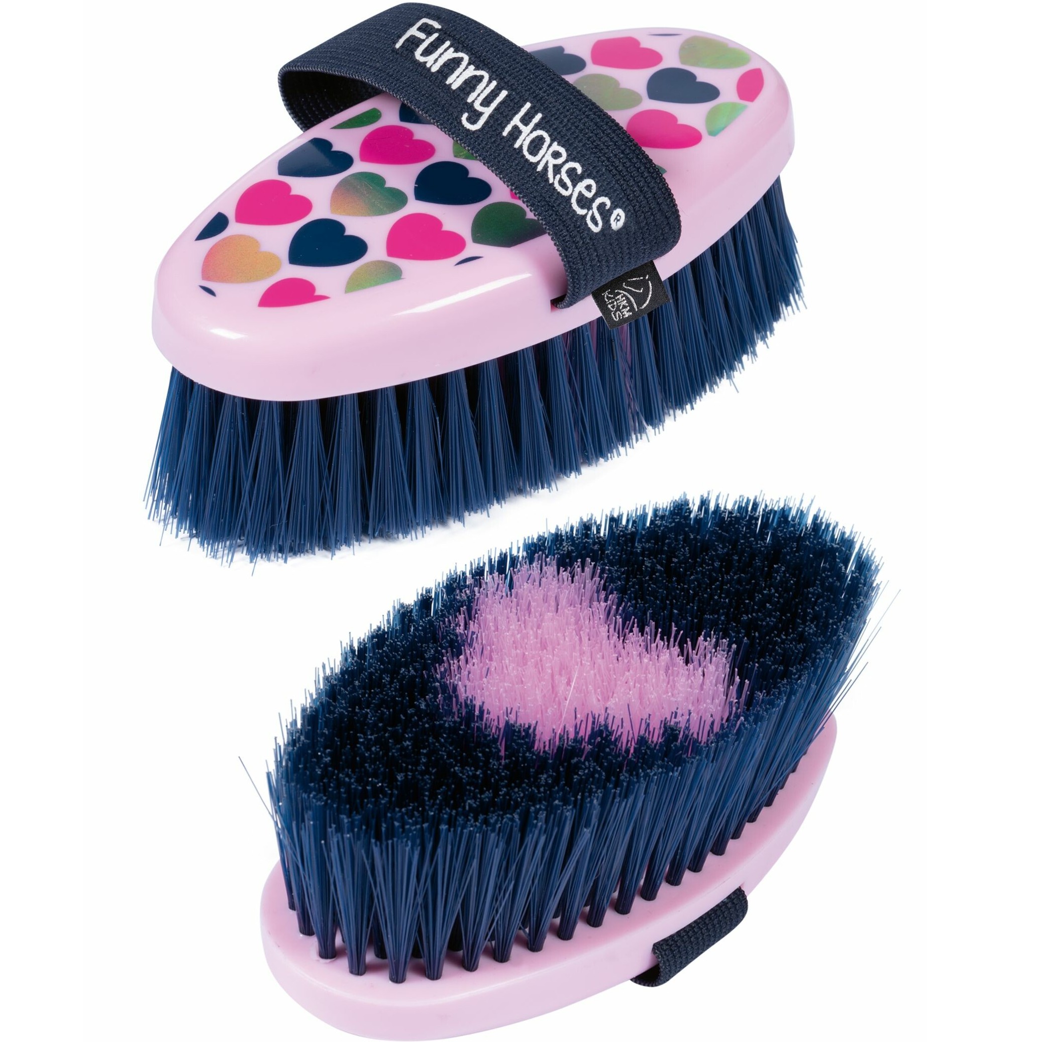 Kinder Putzset (3-teilig) FUNNY HORSES HEARTS rosa