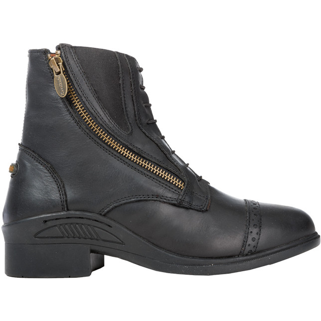 Stiefelette ROMULUS Leder geölt schwarz