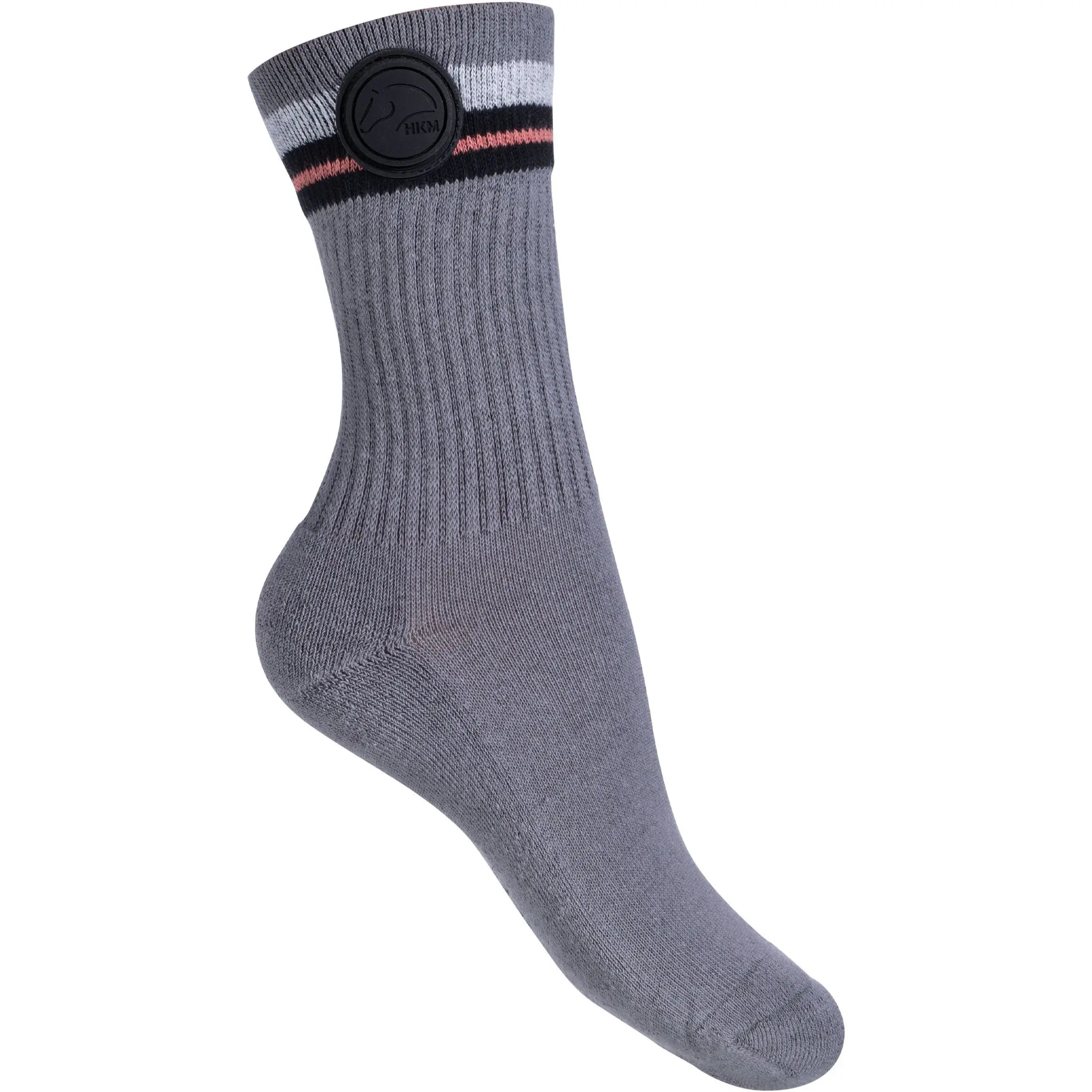 Reitsocken RUBY grau meliert