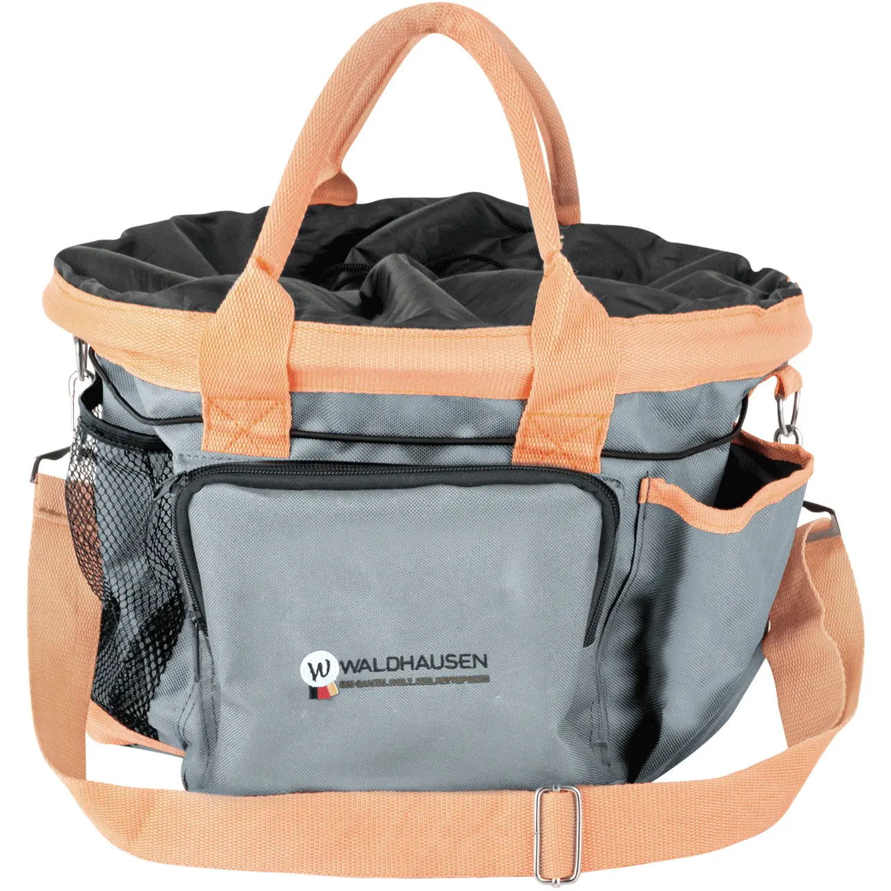 Putztasche chromgrau/pfirsich
