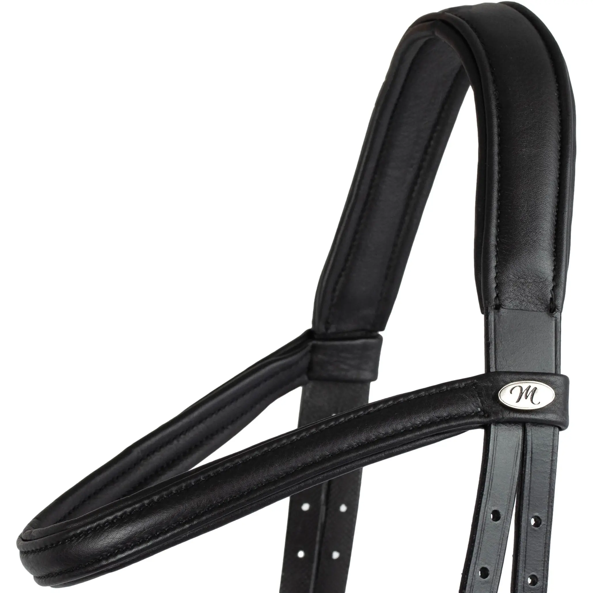 Trensenzaum Soft Gebisslos COMFORT schwarz