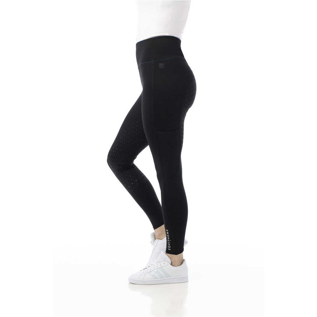 Damen Reitleggings Silikon Vollbesatz LYLY schwarz