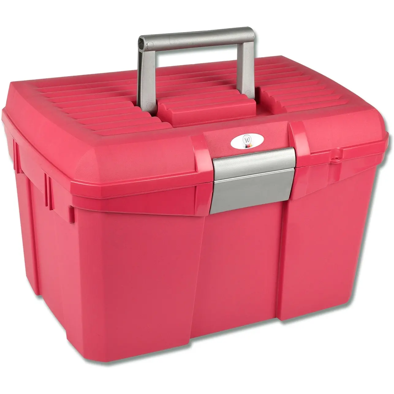 Putzbox himbeere/grau 40x24x27cm