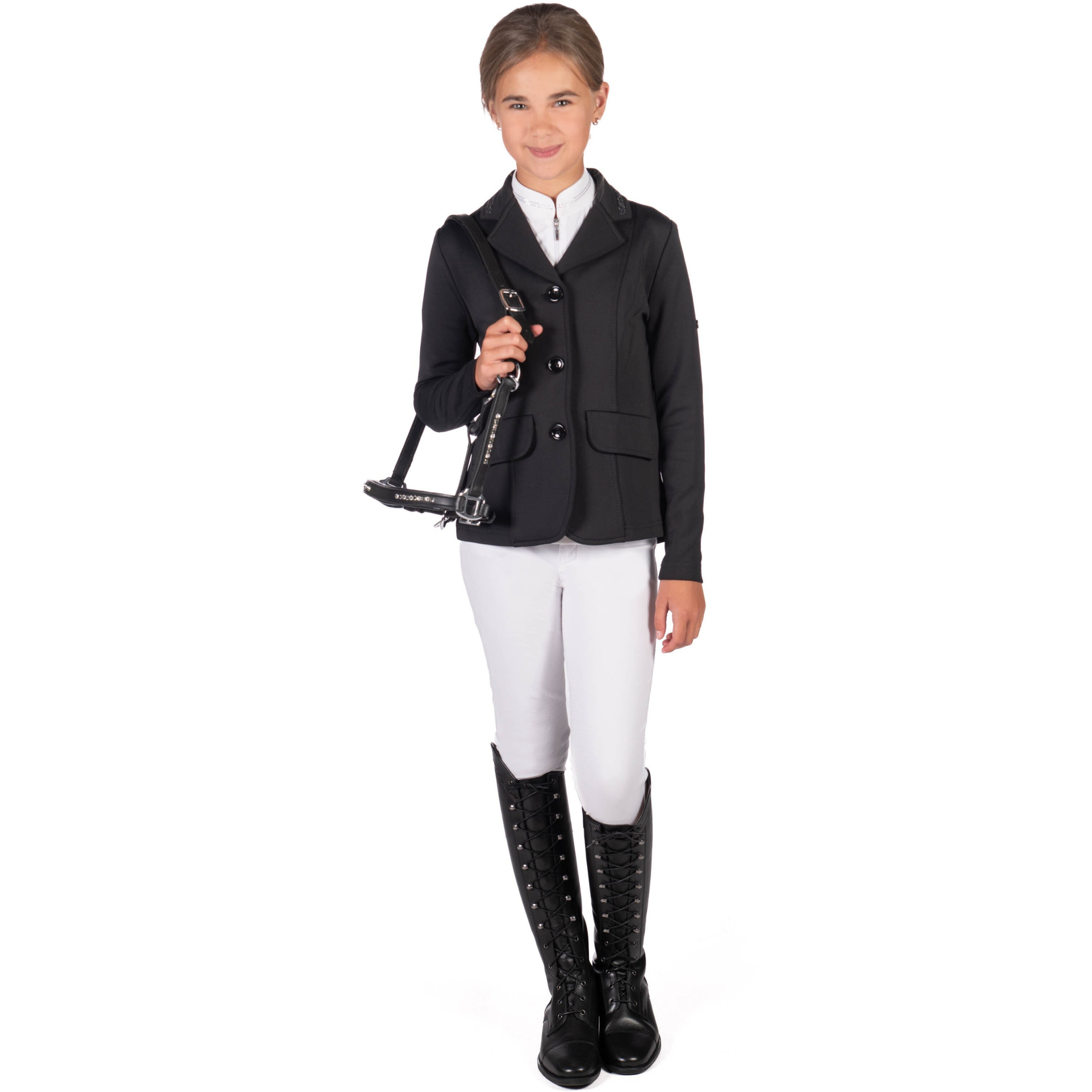 Kinder Turnierjacket AMY KIDS schwarz