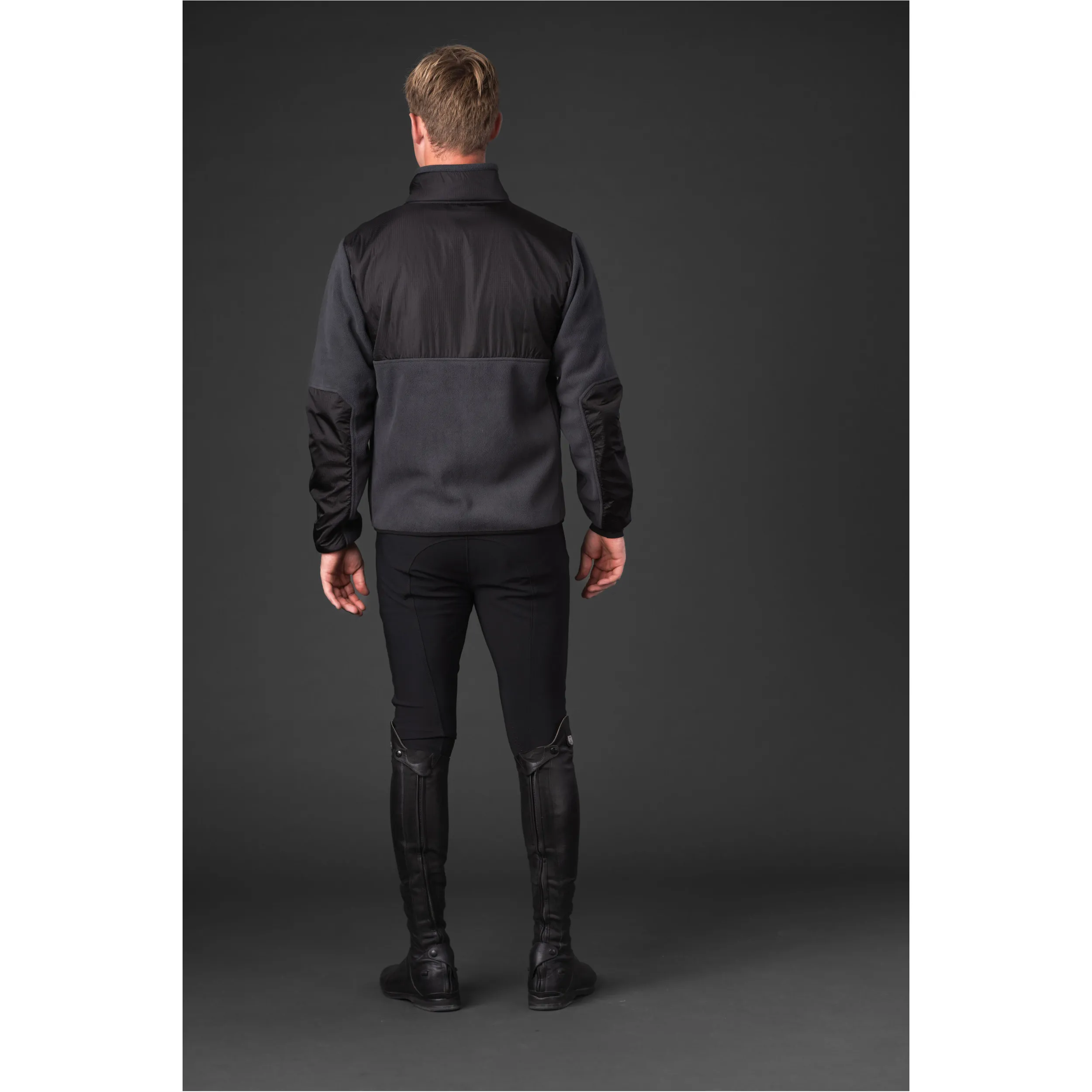 Herren Fleecereitjacke NEIL asphalt