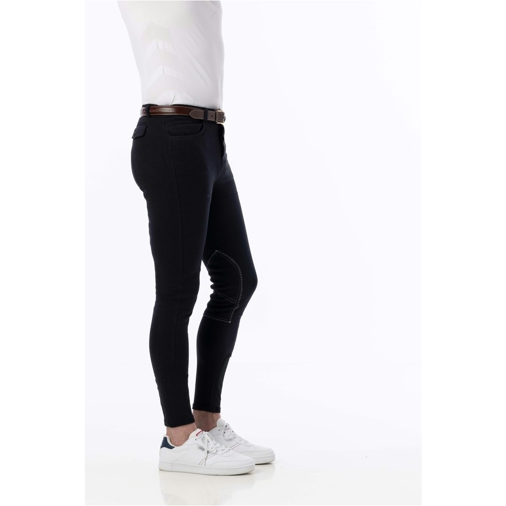 Herren Reithose Kniebesatz LECAIRE schwarz Herren Reithose Kniebesatz LECAIRE schwarz