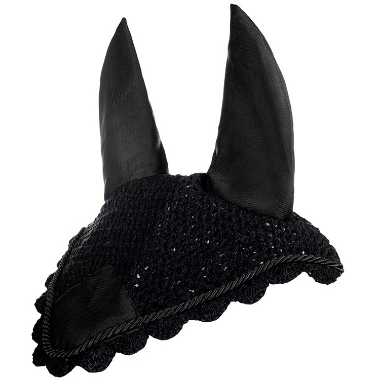 Fliegenhaube schwarz/schwarz