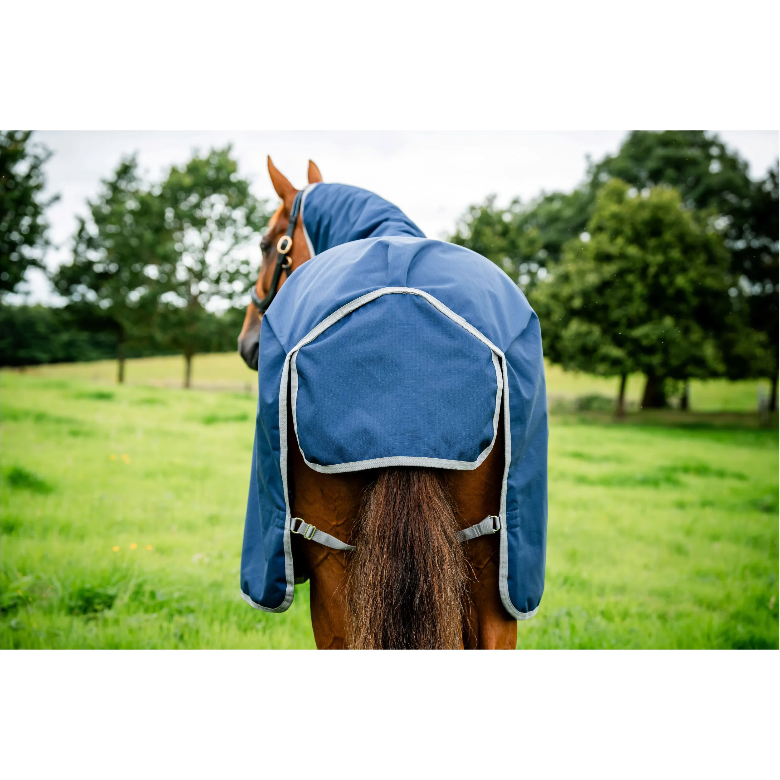 Outdoordecke Halsteil (abnehmbar) 900D AMIGO Ripstop Plus Turnout navy/titanium grey