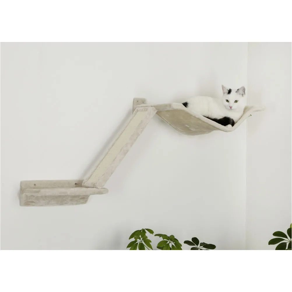 Katzen Kletterwand (9-teilig) MOUNT EVEREST beige