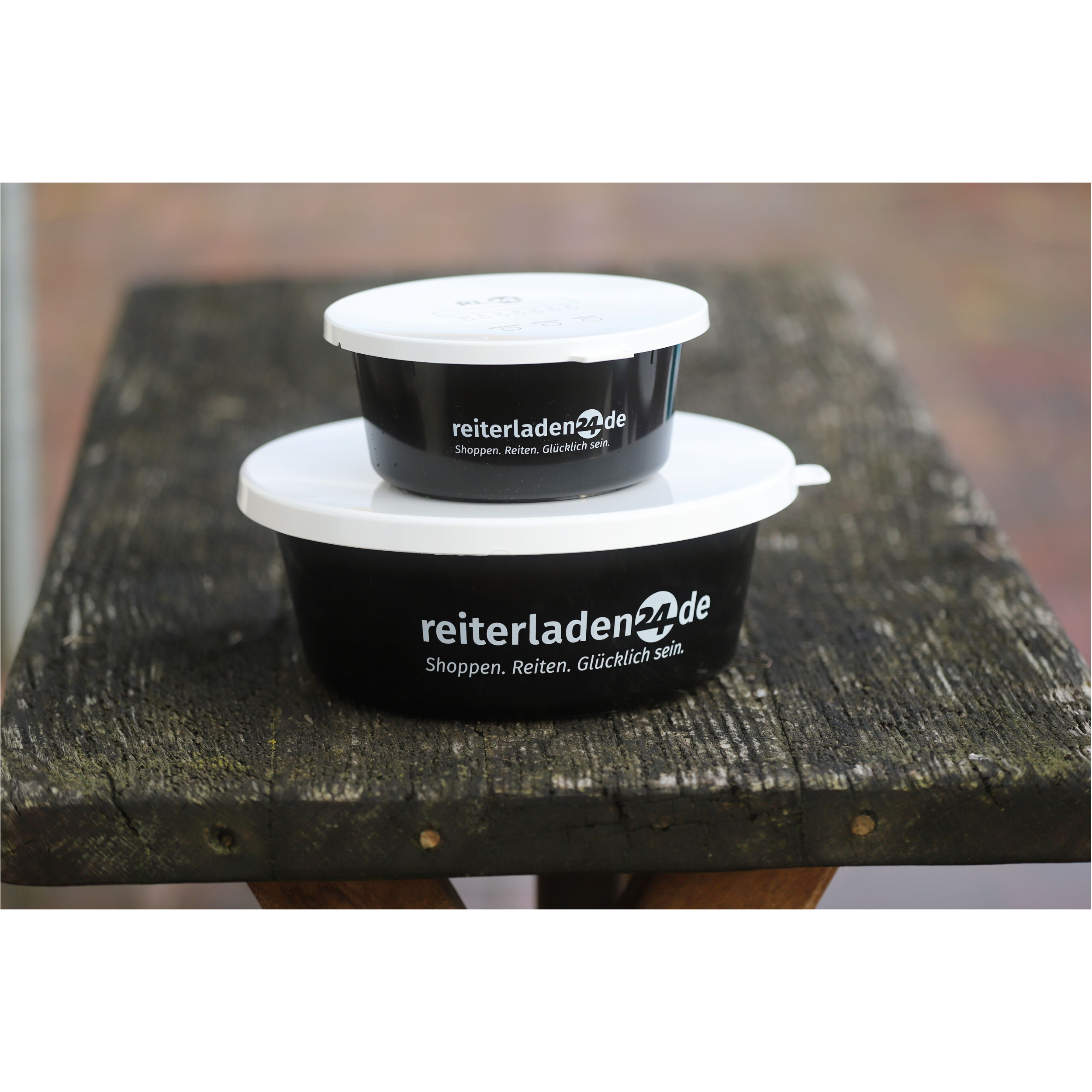 Müslischalen-Set (2+6 Liter) mit Deckel schwarz