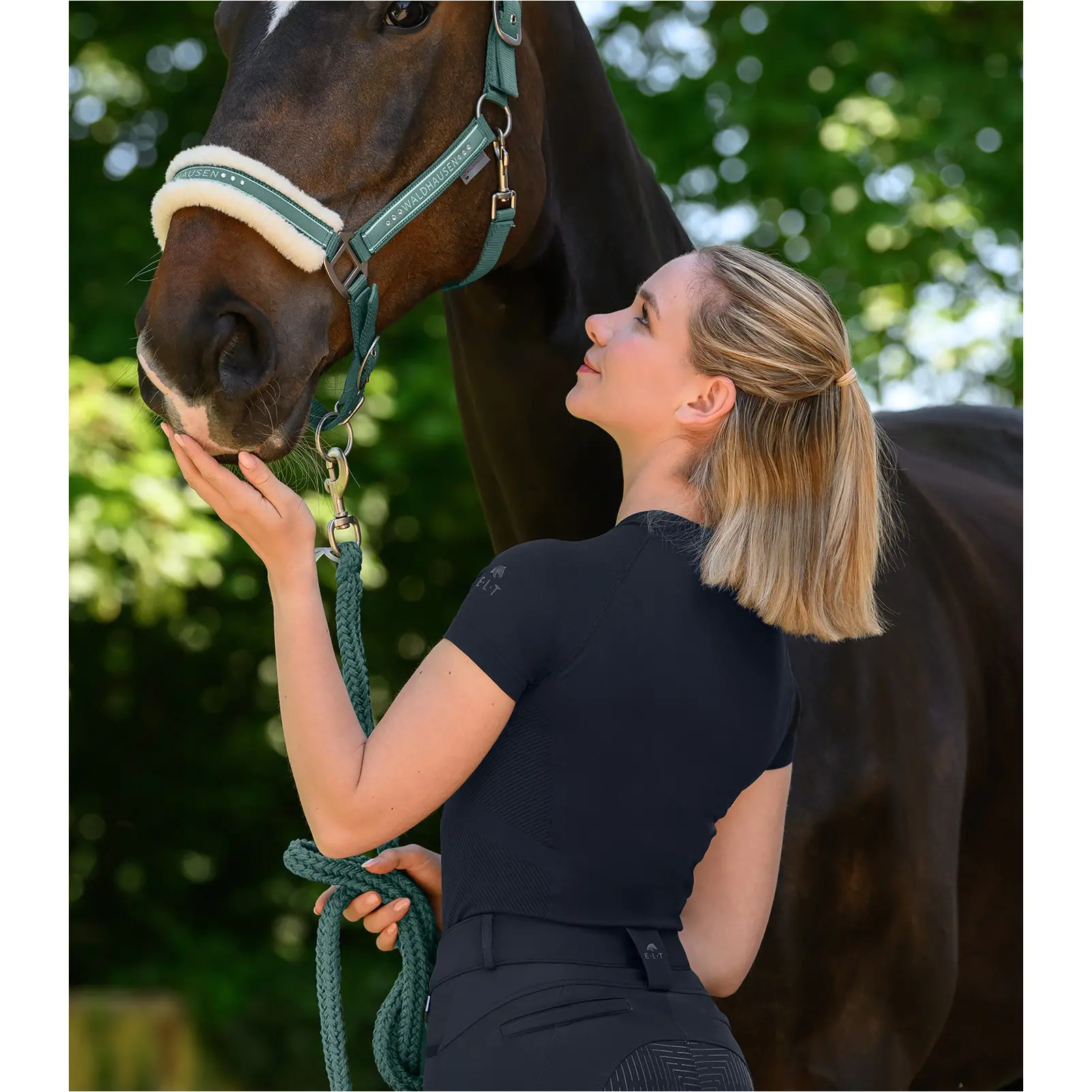 Damen Funktionsshirt 3D-Strick SIENA tiefblau